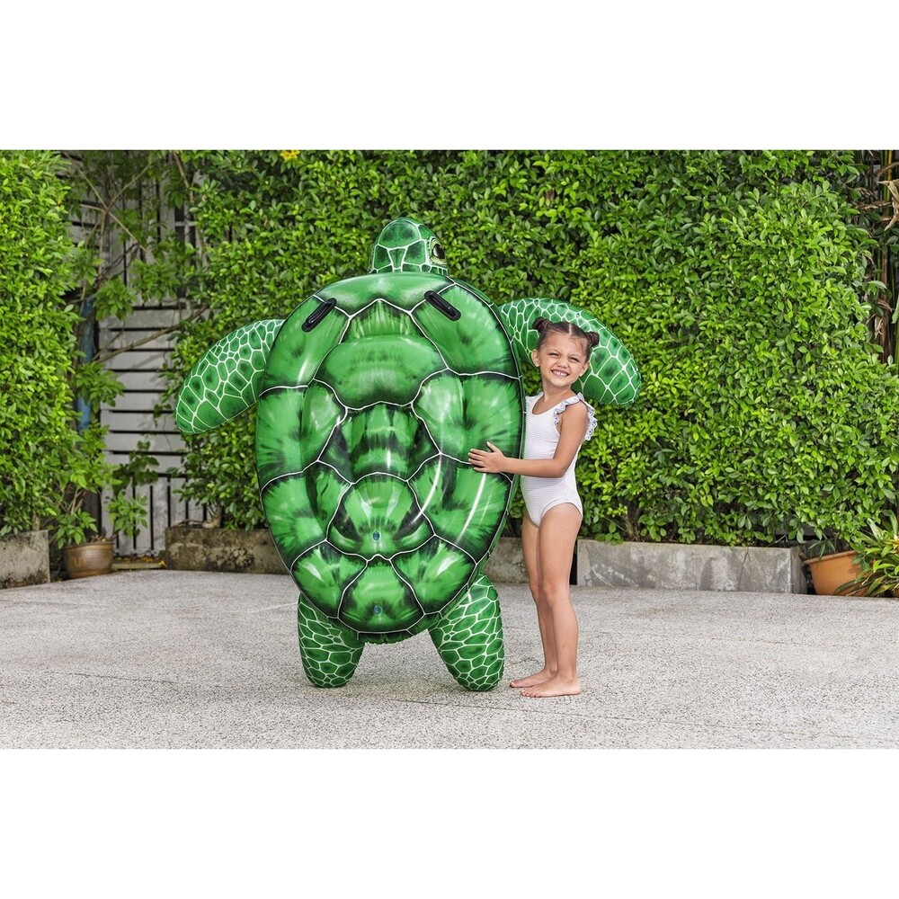 Bestway H2OGO Turtle Pool Float Kids Ride On Inflatable 59in PVC